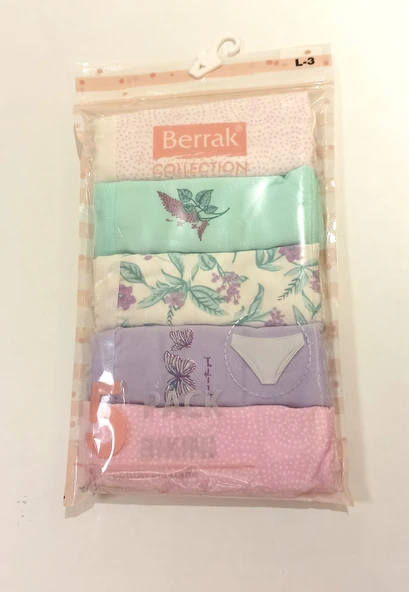 Monalisa Home Cotton  Elastik 5 li Bikini Kalıp L Beden