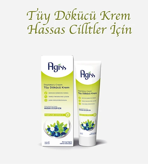Agiss Tüy Dökücü Krem Hassas Ciltler İçin 100 ml - Resim 3