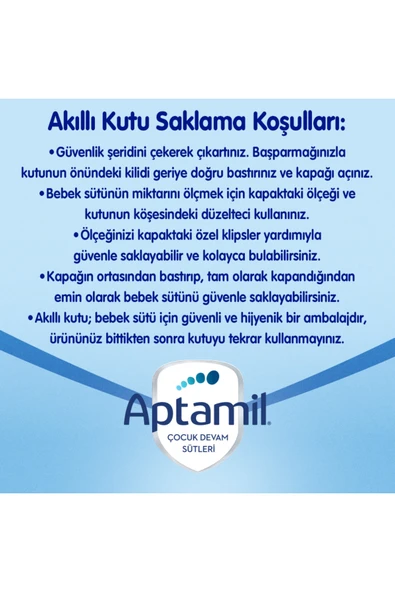 Aptamil 1 Numara Yeni 800 GR 6`lı Avantaj Paketi (4800GR) - Resim 7