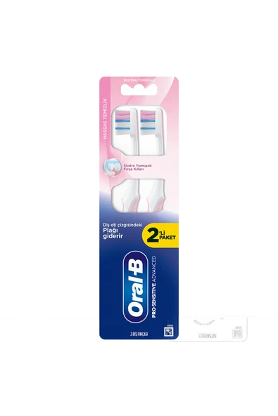 Oral-B Pro-Sensitive Advanced Hassas Temizlik Diş Fırçası - Resim 2