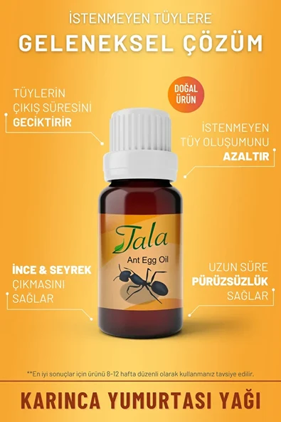 Tala Karınca Yumurtası Yağı Tüy Azaltıcı Tüy İnceltici Tüy Dökücü 20 Ml - 2