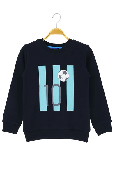 Erkek Çocuk Bluz Baskılı Şardonlu - Resim 3