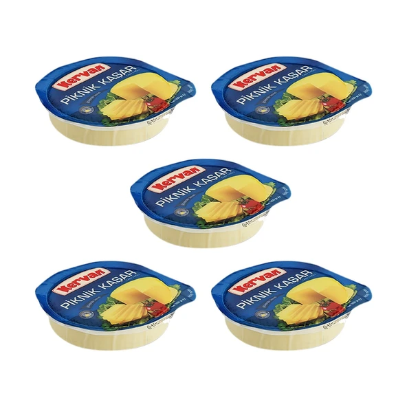 Kervan Piknik Kaşar Peyniri 200 gr x 5 Adet ürün görseli
