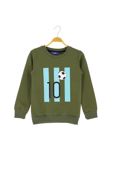 Erkek Çocuk Bluz Baskılı Şardonlu - Resim 2