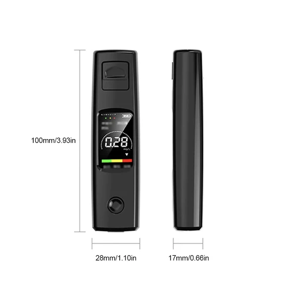 Monozone A20 Taşınabilir Alkol Test Cihazı Yüksek Hassasiyetli Alkol Ölçer Hd Ekran Temassız Şarjlı - Resim 5