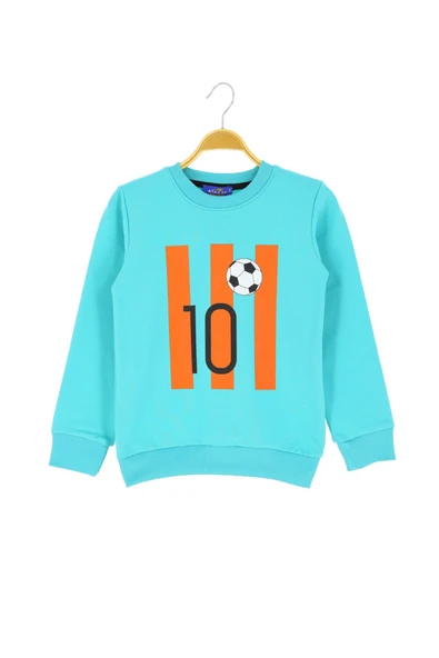 Erkek Çocuk Bluz Baskılı Şardonlu - Resim 4