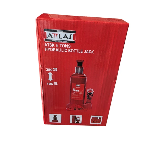 Attlas ATSK 5 Ton Hidrolik Şişe Kriko - A1201003 - 2