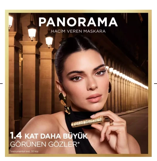 Loreal Paris Panorama Hacim Veren Maskara Siyah - Resim 2