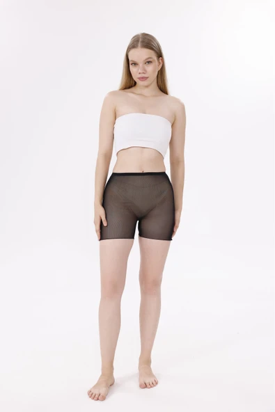 0024 Lazer Kesim Tül Boxer Korse - Resim 7