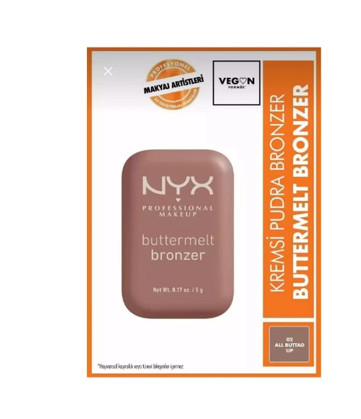 Nyx Professional Makeup Buttermelt Bronzer 02 Allık