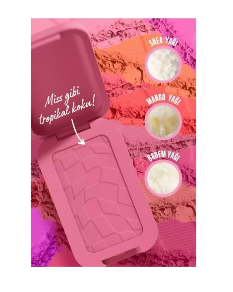 Nyx Buttermelt Blush Kremsi Pembe Pudra Allık 08 Getting Butta - 5