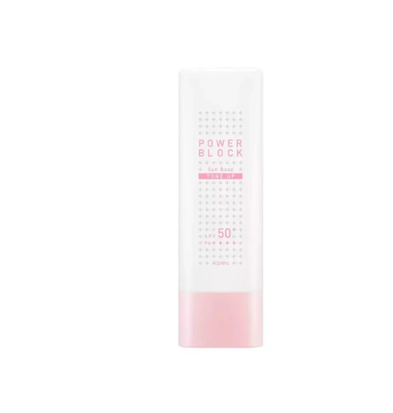 Missha Ton Eşitleyici Aydınlatıcı Güneş Kremi 50ml A'PIEU Power Block Tone Up Base Pink SPF50 ürün görseli 1