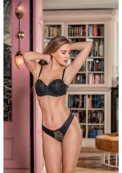 31541 Bayan Sütyen ve Slip Takım - Resim 2