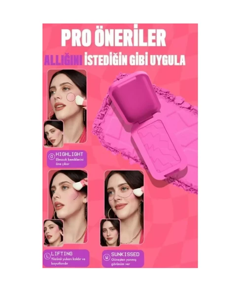 Nyx Buttermelt Blush Kremsi Pembe Pudra Allık 08 Getting Butta - 7