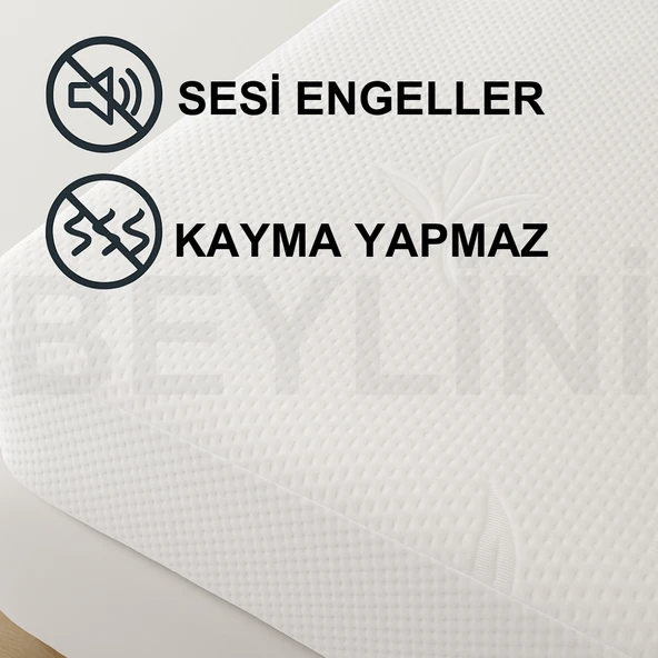 Beylini Yatak Alezi Kapitone Full Fitted Sıvı Geçirmez Kaymaz Yatak Örtüsü Yatak Koruyucu Full Kenar Yatak Çarşafı - 5