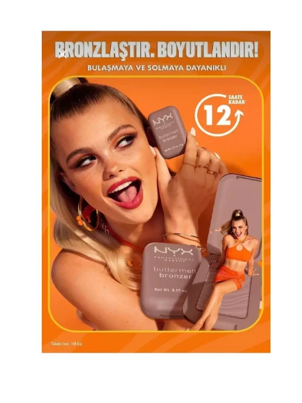 Nyx Professional Makeup Buttermelt Bronzer 02 Allık - 3