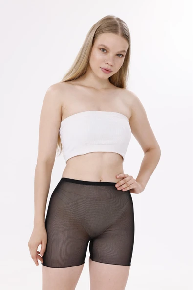 0024 Lazer Kesim Tül Boxer Korse - Resim 5