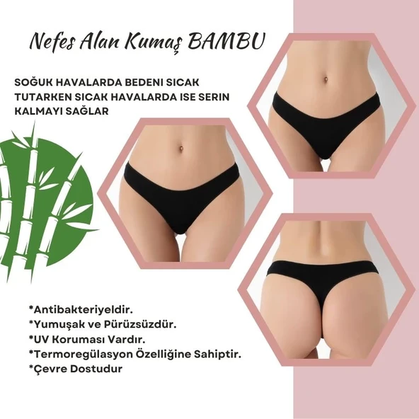 936 Bayan Bambu 3'Lü String ürün görseli 1