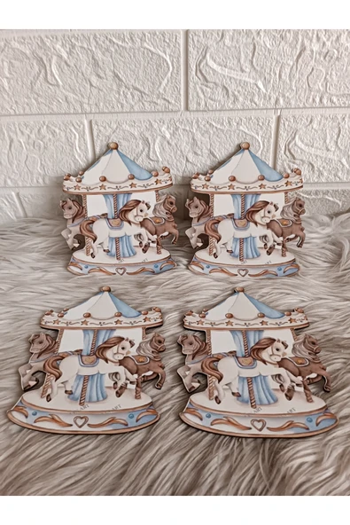 Doğrukan Hediyelik 15 cm uv baskılı atlı karınca figür bebek ürünü süslemelerine uygun 1 adet - 2