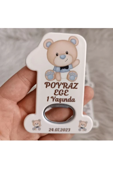 Doğrukan Hediyelik 25 adet krem kahverengi ayıcık konsept 1 açacak yenidoğan doğum günü mevlüt hediyelik ürün görseli