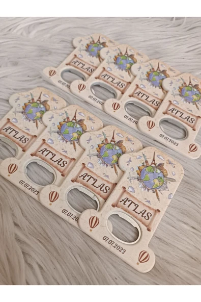 Doğrukan Hediyelik Atlas konsept 1 açacak doğum günü hediyelik yenidoğan doğum günü mevlüt magnetleri(10 adet) - Resim 2