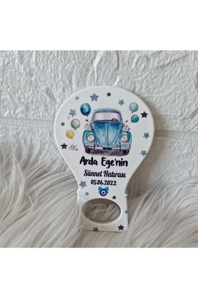 Doğrukan Hediyelik Arabalı Sünnet Hatırası Magnet Hediyelik 25 Adet Açacak Yenidoğan Doğum Günü Hediyelikleri ürün görseli