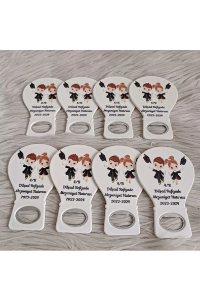 Doğrukan Hediyelik 25 adet mezuniyet balon açacak hediyelik magnet yenidoğan doğum günü mevlüt hediyelikkeri - Resim 3