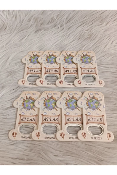 Doğrukan Hediyelik Atlas konsept 1 açacak doğum günü hediyelik yenidoğan doğum günü mevlüt magnetleri(10 adet) - Resim 3