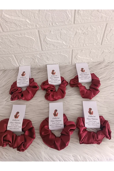 Doğrukan Hediyelik 10 adet kına,düğün,after party,bride saten toka hediyelik isme özel - 3