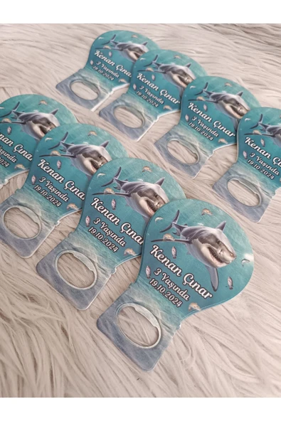 Doğrukan Hediyelik 25 adet köpekbalık deniz konsept balon açacak yenidoğan doğum günü mevlüt magnet hediyelik - Resim 2