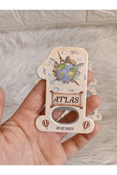 Doğrukan Hediyelik Atlas konsept 1 açacak doğum günü hediyelik yenidoğan doğum günü mevlüt magnetleri(10 adet) ürün görseli