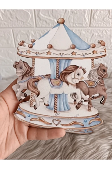 Doğrukan Hediyelik 15 cm uv baskılı atlı karınca figür bebek ürünü süslemelerine uygun 1 adet