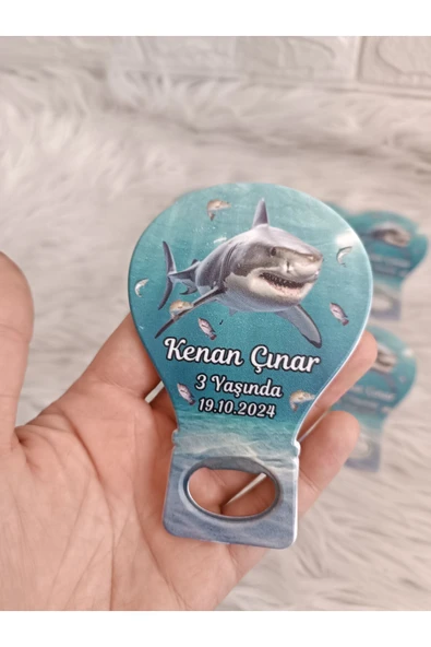 Doğrukan Hediyelik 25 adet köpekbalık deniz konsept balon açacak yenidoğan doğum günü mevlüt magnet hediyelik ürün görseli