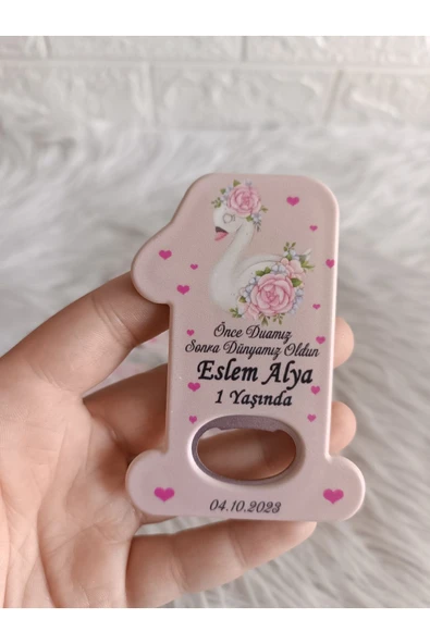 Doğrukan Hediyelik 25 adet Kuğulu 1 rakam doğum günü açacak yenidoğan doğum günü mevlüt hediyelik ürün görseli