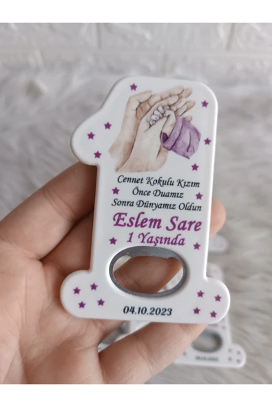 Doğrukan Hediyelik 25 adet aile el 1 rakam açacak hediyelik yenidoğan doğum günü mevlüt hediyelikleri ürün görseli