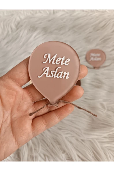 Doğrukan Hediyelik 10 adet uçan balon pleksi magnet yenidoğan doğum günü mevlüt magnet hediyelik - Resim 3