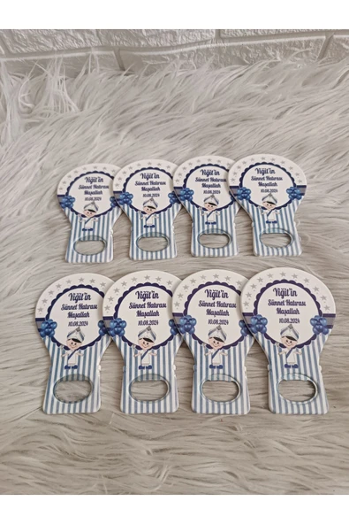 Doğrukan Hediyelik 25 adet sünnet balon açacak hediyelik yenidoğan doğum günü magnetleri - Resim 3