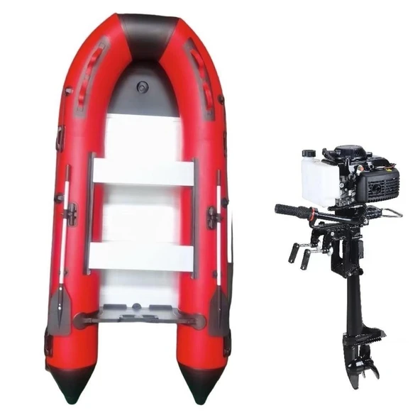 Tomking TK144FC Motor Ve TK-RIB-300 Alüminyum Tabanlı Şişme Bot Seti - 1