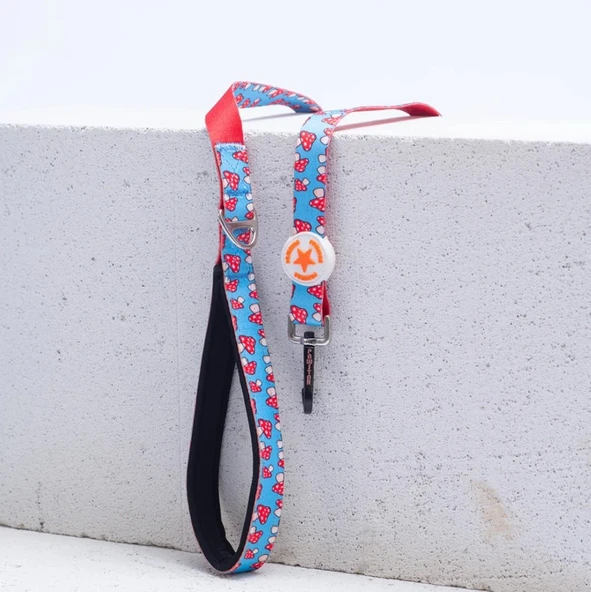 Pawstar Mushroom Köpek Gezdirme Kayışı 120 cm x 2 cm - 1
