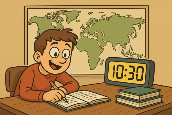 Dijital Alarmlı Masa Saati Led Ekran Siyah - 6