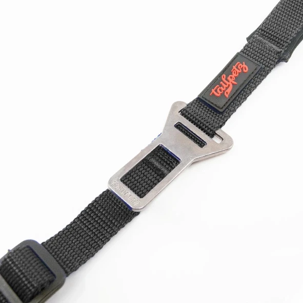 Tailpetz Araç Emniyet Kemeri Tokalı Kedi Köpek Gezdirme Kayışı M Siyah 102 cm - Resim 3