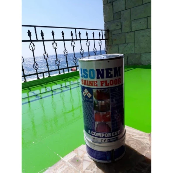 İsonem Shine Floor Solvent Bazlı Fayans Boyası 4.5 Kg - 4