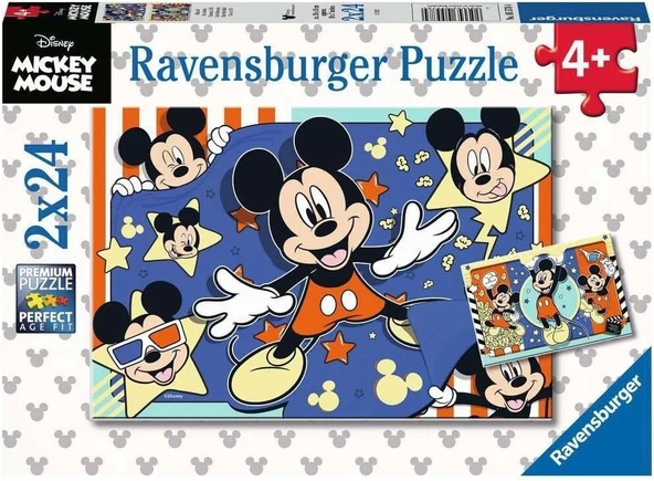 Ravensburger Puzzle 2x24 Parça WD Film 5578