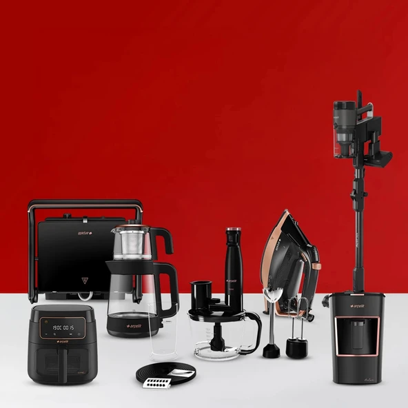 Arçelik Siyah Premium Tam Set ürün görseli