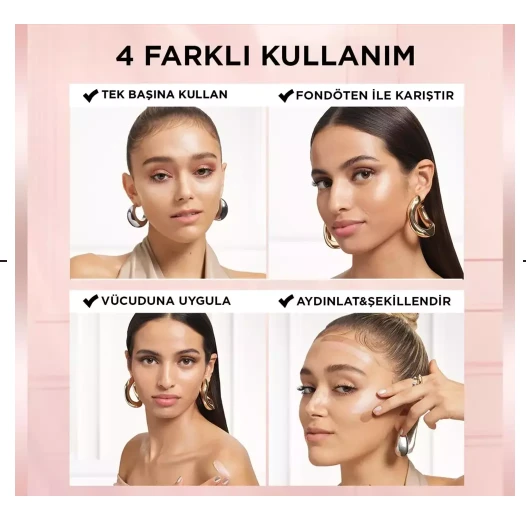 LOreal Paris Glotion All-In-One Doğal Işıltı 902 - Light Glow - 4