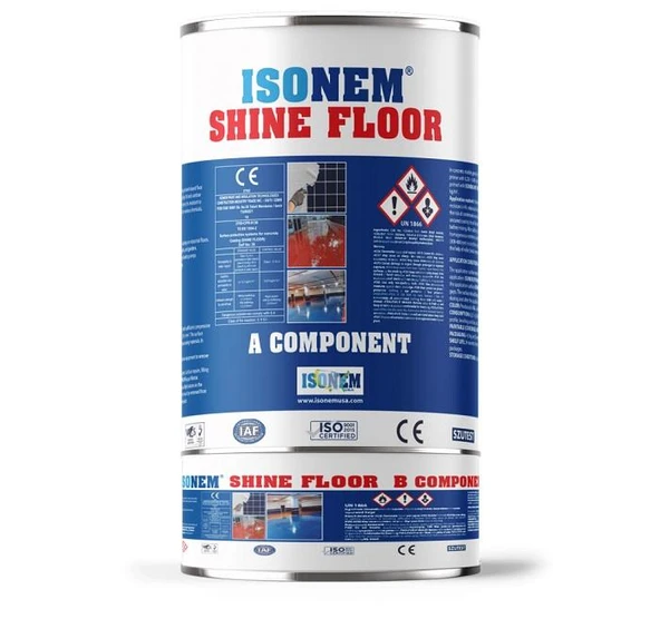 İsonem Shine Floor Solvent Bazlı Fayans Boyası 4.5 Kg