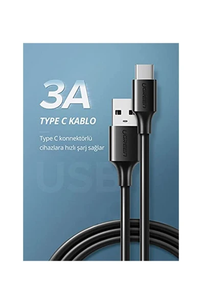 Ugreen Usb Type-c Şarj Ve Data Kablosu 1.5 Metre - 2
