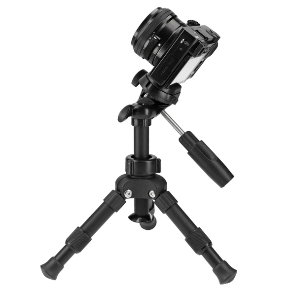 ayex LT-257 Hafif ve Dayanıklı Kamera Tripodu 3-Yollu Kafa Hızlı Çıkarma Plakası & Su Terazisi - 5