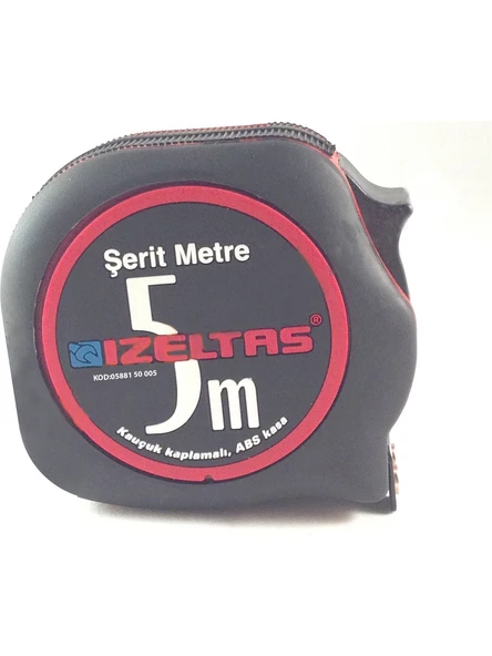 İzeltaş 5 Metre Plastik Şerit Metre 0588150005 - 3