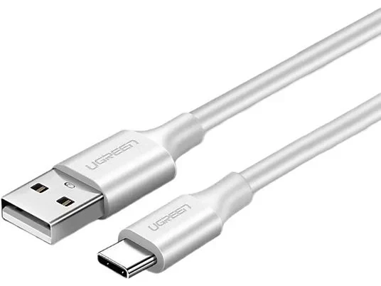 UGREEN USB-C to USB-A 3A QC Hızlı Şarj Kablosu 1.5 Metre Beyaz 60122 - 1